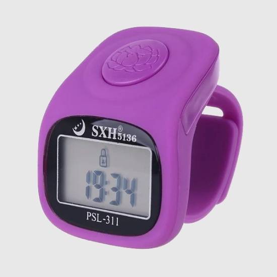 Lock Screen Digital Ring Tasbeeh – Multi Functional Tasbeeh with 8 Channels